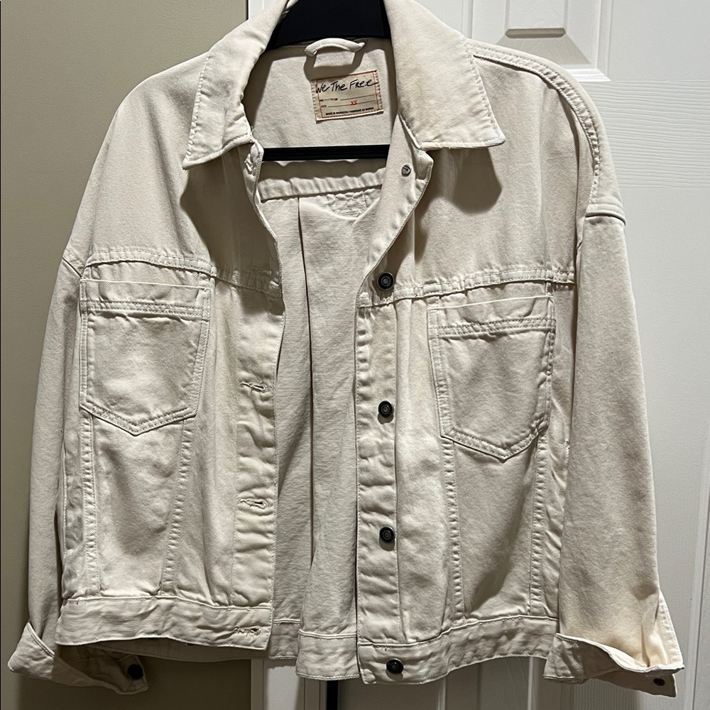 We The Free Cream Jean Jacket